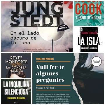 Sant Jordi i gènere negre. Novetats abril.