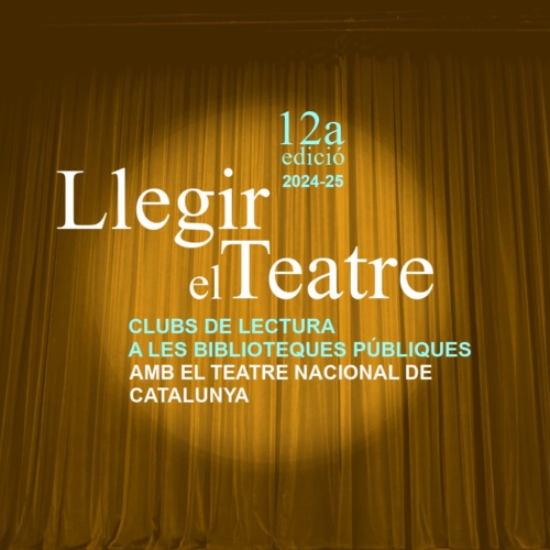 imatge club llegir teatre - Obrim les inscripcions per als Clubs de Lectura de les biblioteques!